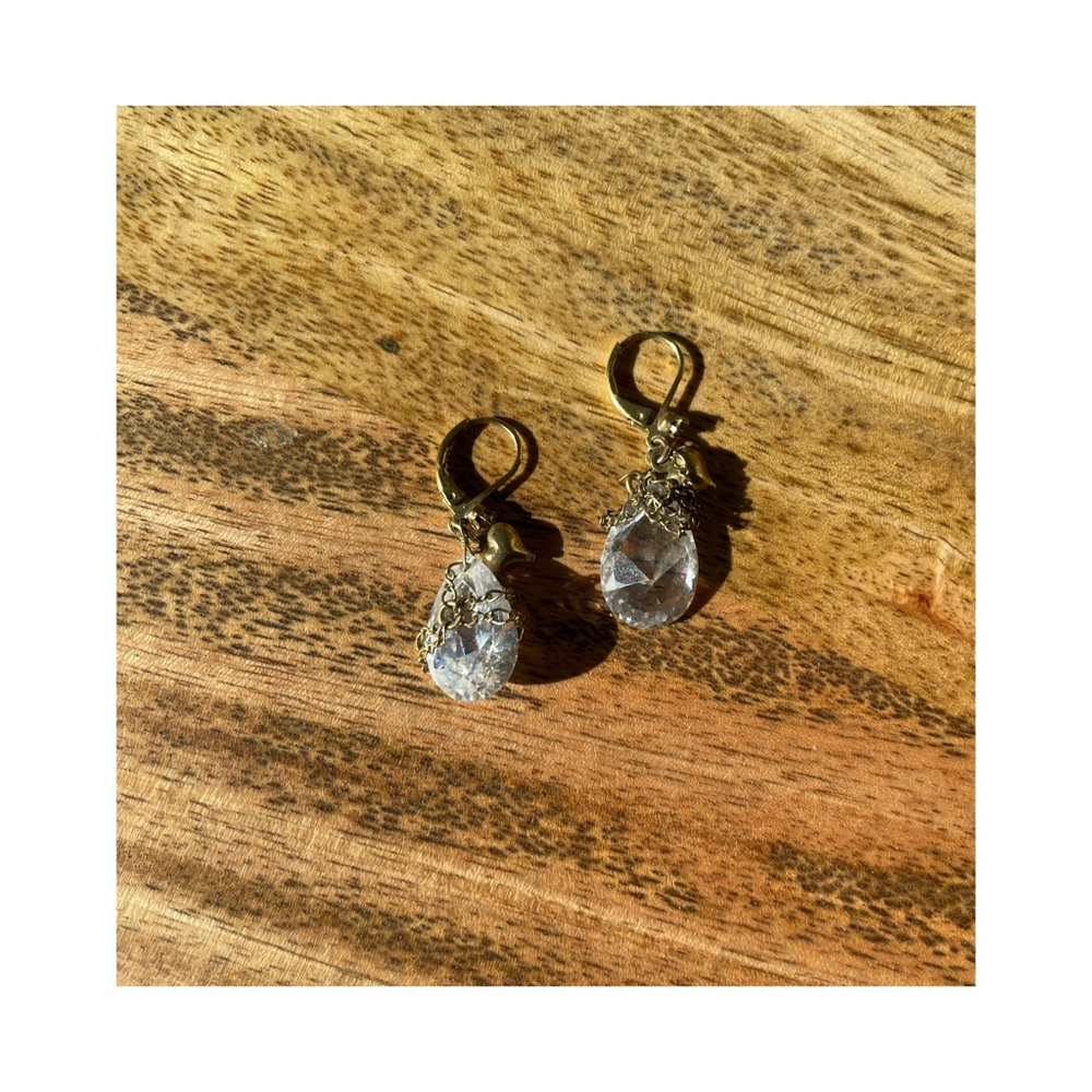 Betsy Johnson gem earrings